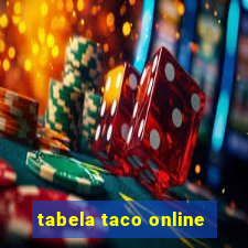 tabela taco online